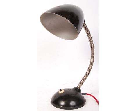Elektrosvit Nové Zámky - TYP 11.105 - A 1960's vintage industrial Czechoslovakian articulated goose neck desk / table lamp ha