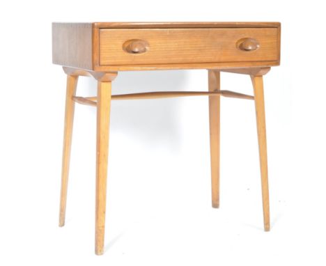 Lucian Ercolani - Ercol - Windsor - Model 479 - A rare mid-century retro vintage blonde beech and elm desk / hall table / sid