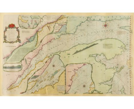 Canada.- Jefferys (Thomas) An Exact Chart of the River St. Laurence, from Fort Frontenac to the Island of Anticosti Shewing t