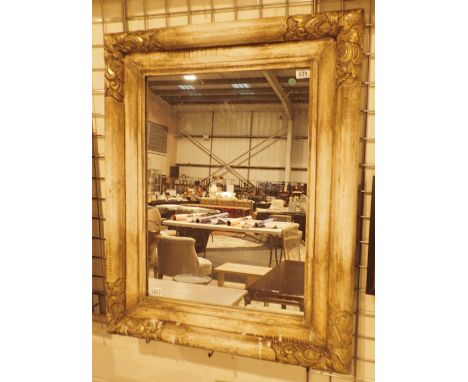 Large antique style mirror 52 x 72 cm