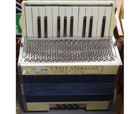A Pine Tree standard artist-tone piano accordion 