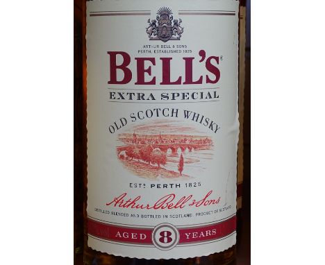 4 litre bottles of Bell's Scotch Whisky 