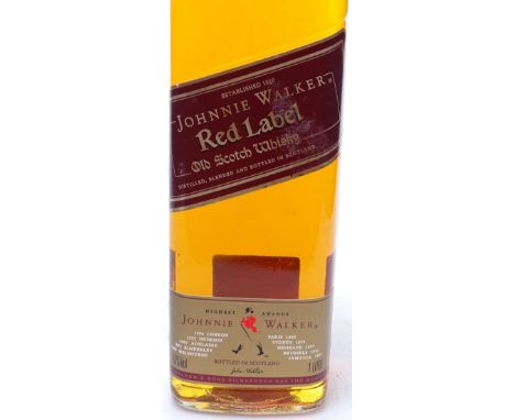 3 litre bottles of Johnnie Walker Red Label Scotch Whisky 