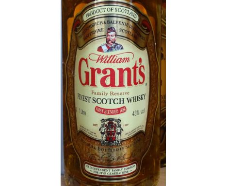 4 litre bottles of Grant's Scotch Whisky 
