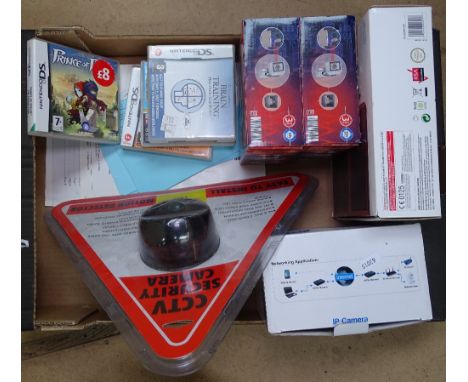 A camera, Nintendos etc 