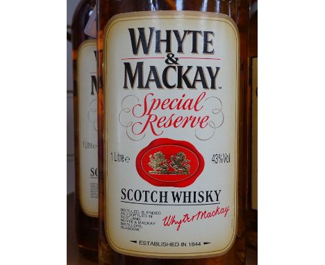 5 litre bottles of Whyte &amp; Mackay's Special Reserve Scotch Whisky 