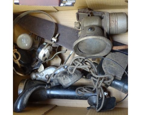 A blackout lamp, a torch, headphones etc 