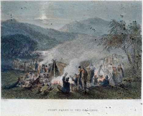 A Collection of 5 Antique Steel Plate Engravings  - After famous Australian artists including J.C. Armytage, - S. Prout and W