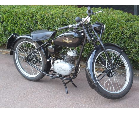 A Restored, 100cc Excelsior, Vintage British  - Motorcycle - 1940’s – 1950 - Apparently fully restored and in working conditi