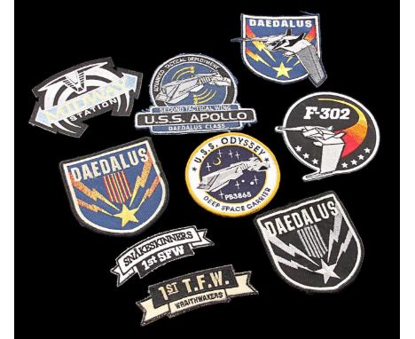 STARGATE SG-1 (TV 1997-2007 & Stargate: Atlantis ) - Space Patch Set A set of nine space patches worn in the TV shows Stargat