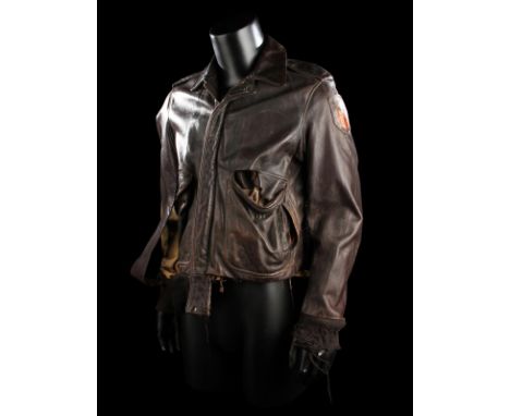 EMPIRE OF THE SUN (1987) - Jim's (Christian Bale) Brown Leather Jacket Jim’s (Christian Bale) brown leather jacket from Steve