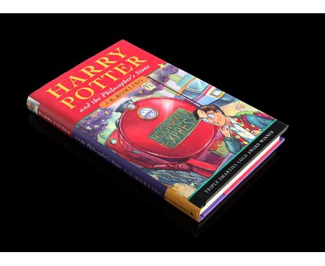 HARRY POTTER AND THE SORCERER'S STONE (2001) - J.K. Rowling Autographed Book A copy of the children’s novel Harry Potter and 