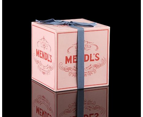 THE GRAND BUDAPEST HOTEL  (2014) - Mendl's Cake Box A Mendl’s cake box from Wes Anderson’s Oscar®-winning comedy The Grand Bu