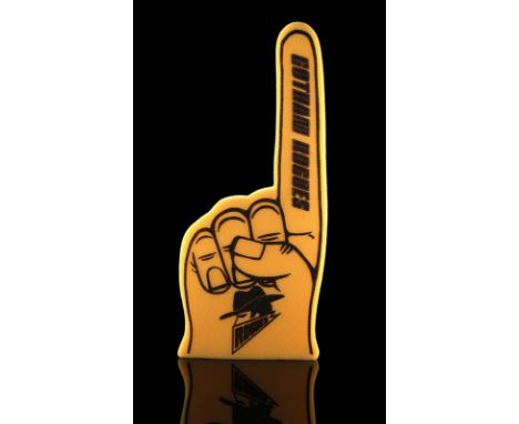 THE DARK KNIGHT RISES  (2012) - Gotham Rogues Foam Finger A Gotham Rogues foam finger from the action film The Dark Knight Ri