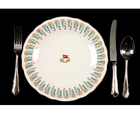 TITANIC (1997) - First Class Dinner Place Setting A First Class dinner place setting from James Cameron's Titanic. First clas