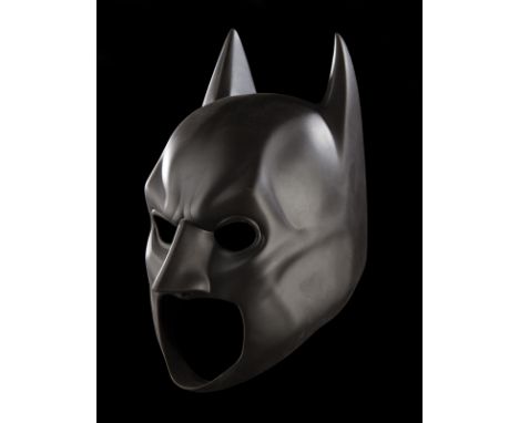 THE DARK KNIGHT RISES  (2012) - Batman's (Christian Bale) Cowl Batman's Batsuit cowl from the action films The Dark Knight an