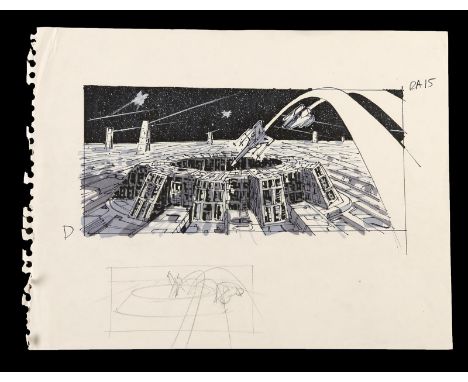 STAR WARS - EP VI - RETURN OF THE JEDI (1983) - Hand-Drawn Storyboard - RA 15 A hand-drawn storyboard from director Richard M
