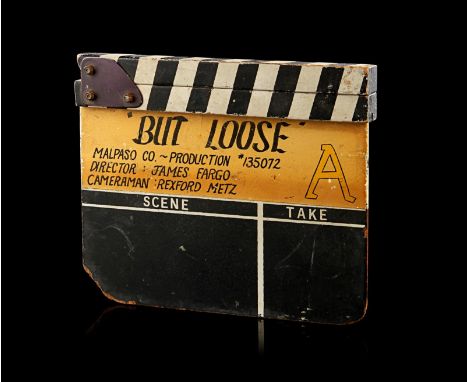 EVERY WHICH WAY BUT LOOSE (1978) - Clapperboard A clapperboard from the James Fargo adventure comedy Every Which Way But Loos
