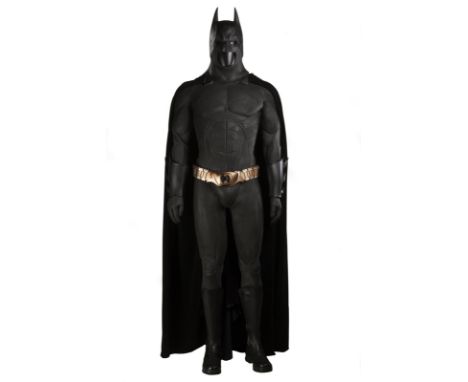 BATMAN BEGINS (2005) - Batman's Batsuit Batman's Batsuit from the superhero action film Batman Begins, directed by Christophe