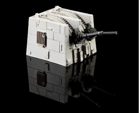 STAR WARS - EP VI - RETURN OF THE JEDI (1983) - Low Altitude Death Star Turbo Cannon 2 A Death Star turbo cannon model miniat