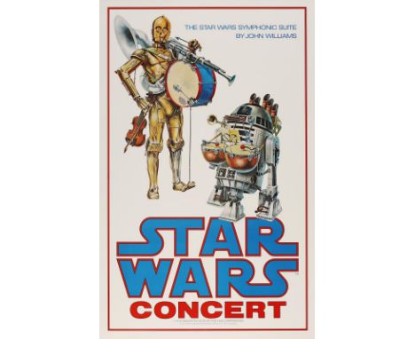 STAR WARS - EP IV - A NEW HOPE (1977) - 1978 Concert Poster A vintage poster (EX rolled condition) from the 1978 Star Wars co