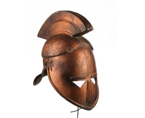 CLASH OF THE TITANS (1981) (1981) - Bronze Joppa Guardsman Helmet A Joppa guardsman helmet from Desmond Davis’ action-adventu