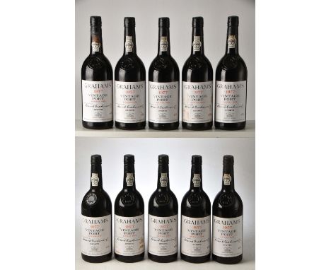 Graham's Vintage Port 1977 10 bts Open OWC From a South London Private collection