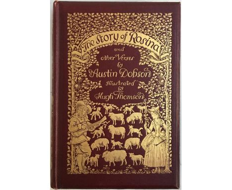 Austin Dobson, 'The Story of Rosina', illustrated by Hugh Thomson, first edition, 1895, London: Kegan Paul Trench Trubner &am