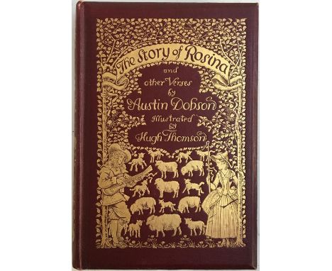 Austin Dobson, 'The Story of Rosina', illustrated by Hugh Thomson, first edition, 1895, London: Kegan Paul Trench Trubner &am