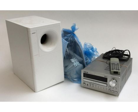 A Teac CD receiver CR-H230; together with a Bose Acoustimass System 3 series IV speaker system 