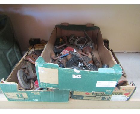 Three boxes of mixed tools 