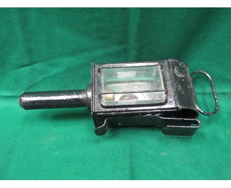 A metal candle lantern 