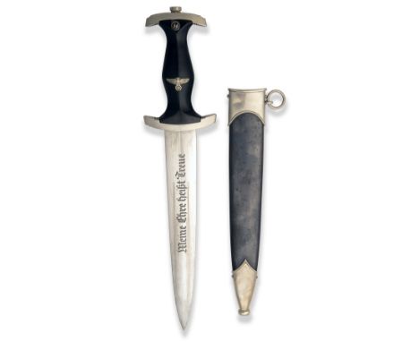 ROBERT KLAAS, SOLINGEN A GERMAN PATTERN 1933 HOLBEIN DAGGER FOR THE SCHUTZSTAFFEL, pre World War Two, with broad tapering 8 5