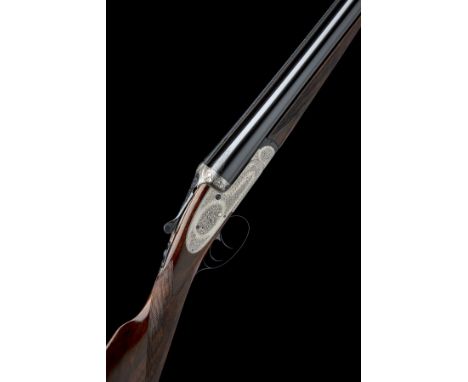 FS. DUMOULIN & CO. A SMEETS-ENGRAVED 12-BORE ROUNDED BAR SIDELOCK EJECTOR, serial no. 61161, circa 1960, 27 1/2in. (70cm) nit