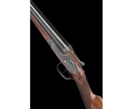 SAUER - AYA A 12-BORE HAND-DETACHABLE SIDELOCK EJECTOR, serial no. 520771, circa 1978, 28in. nitro chopperlump barrels, the l