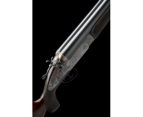 A. MYERS A MASSIVE 4-BORE (4 1/2IN.) DOUBLE-BARRELLED TOPLEVER HAMMERGUN, serial no. 806, for 1980, 35 7/8in. nitro barrels, 