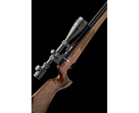 FALCON, ENGLAND  A RARE .22 PRE-CHARGED PNEUMATIC WITH TITANIUM AIR-RESERVOIR, MODEL 'T-BIRD Ti25 SW', serial no. 040147, one