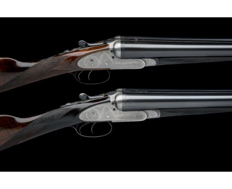 B. NORMAN A PAIR OF 12-BORE SIDELOCK EJECTORS, serial no. 2051 / 2, first quarter of the 20th century, 26in. nitro reproved b