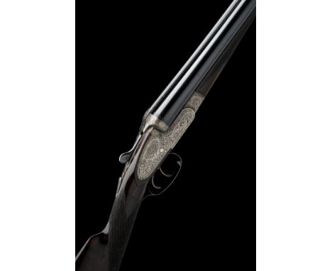 CHARLES HELLIS & SONS LTD. A 12-BORE SIDELOCK EJECTOR, serial no. 3760, circa 1932, 26in. nitro barrels, the rib engraved 'CH