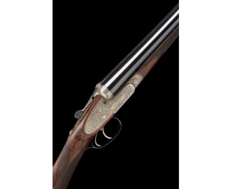 FORMERLY THE PROPERTY OF GOUGH THOMAS HENRY ATKIN A FINE, KELL-ENGRAVED 12-BORE SPRING-OPENING SIDELOCK EJECTOR, serial no. 3