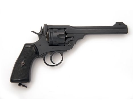 WEBLEY & SCOTT, BIRMINGHAM A .455 SIX-SHOT SERVICE REVOLVER, MODEL 'MKVI', serial no. 262712, dated for 1917, with blacked 6i