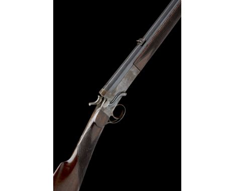 WESTLEY RICHARDS & CO., LONDON A GOOD .300 (ROOK) SINGLE-SHOT ROOK & RABBIT RIFLE, serial no. 4616, circa 1895, with blued oc