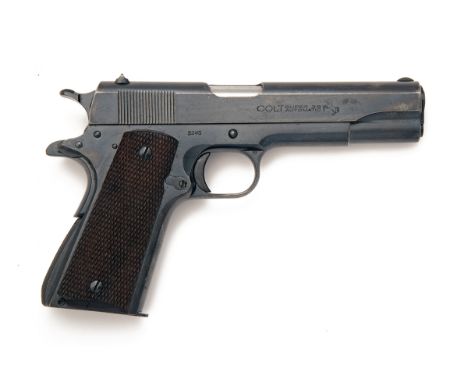 COLT, USA  A SCARCE EARLY .38 (SUPER) SEMI-AUTOMATIC PISTOL, MODEL 'SUPER .38 AUTOMATIC', serial no. 3245, for first year of 