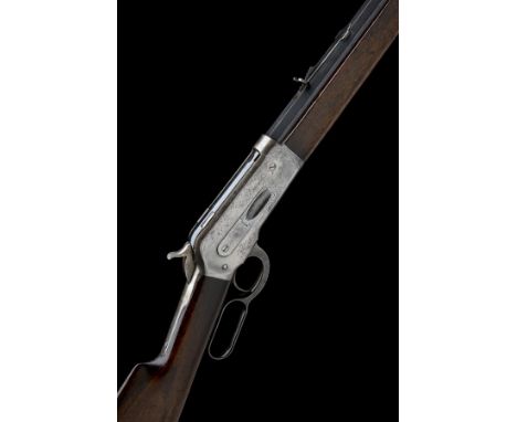 WINCHESTER REPEATING ARMS, USA A GOOD .38-56 (WCF) LEVER-ACTION SPORTING-RIFLE, MODEL '1886', serial no. 19787, for 1889, wit