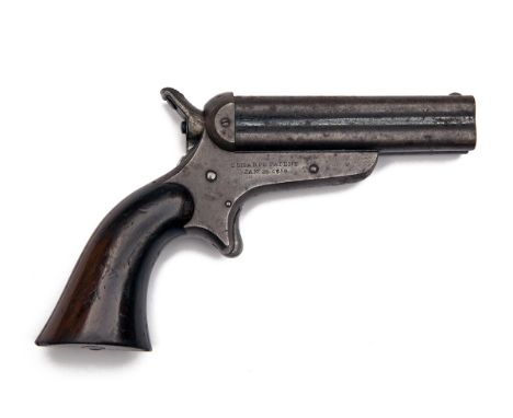 SHARP & HANKINS, USA A .32 (SHORT RIMFIRE) FOUR-SHOT POCKET-PISTOL, MODEL '3B', serial no. I11279, circa 1875, with slide for