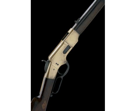 WINCHESTER REPEATING ARMS, USA A RARE EARLY .44 (HENRY RIM) LEVER-ACTION CARBINE, MODEL '1866 FIRST MODEL', serial no. 14157,