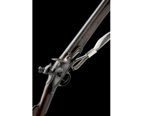 REED, LONDON A .750 FLINTLOCK MUSKET, MODEL 'INDIA PATTERN BROWN BESS', rack no. 47, WITH BAYONET, circa 1810, with browned 3