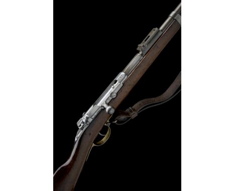 AMBERG ARSENAL, GERMANY AN 11mm (MAUSER) SINGLE-SHOT BOLT-ACTION SERVICE-RIFLE, MODEL 'M71 MAUSER', serial no. 85884, dated f