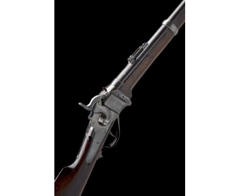 SHARPS, USA A .50-70 BREECH-LOADING CARBINE, MODEL 'CENTRAL-FIRE CONVERSION OF THE 1859 NEW MODEL', serial no. 61377, or '186