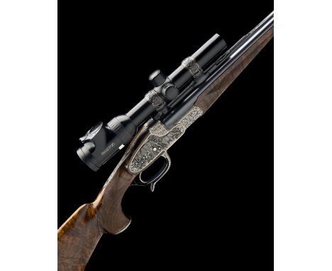 H. SCHEIRING A .375 H&H MAG. (RIMLESS) JAEGER PATENT PUSH-FORWARD UNDERLEVER SINGLE-TRIGGER SIDELOCK EJECTOR DOUBLE RIFLE, se